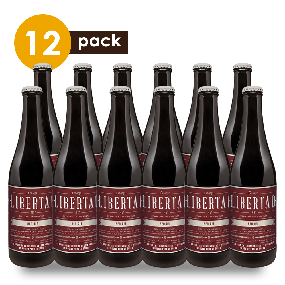 Cerveza Artesanal Red Ale Cervexxa Beerpack 12