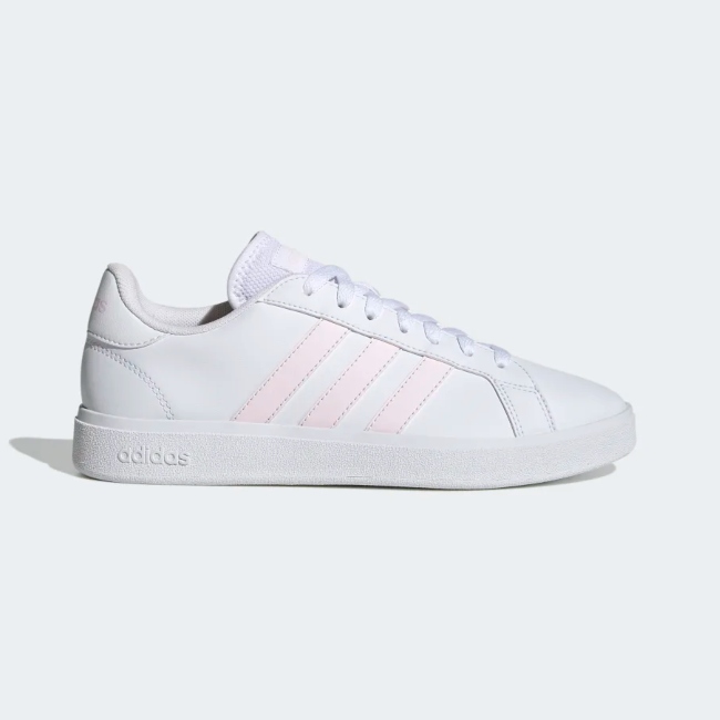 TENIS CASUAL GRAND COURT BASE 2.0 BLANCO-ROSA/DAMA GW9260