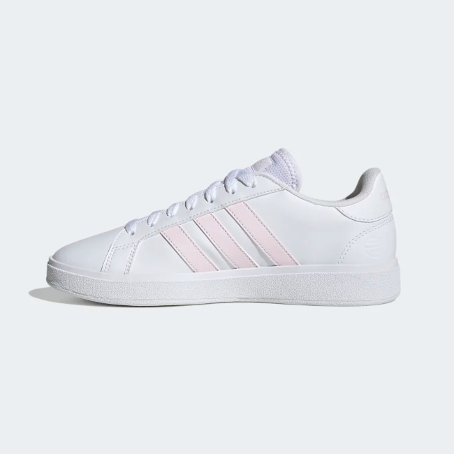 TENIS CASUAL GRAND COURT BASE 2.0 BLANCO-ROSA/DAMA GW9260