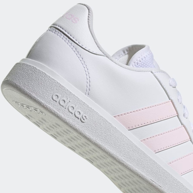 TENIS CASUAL GRAND COURT BASE 2.0 BLANCO-ROSA/DAMA GW9260