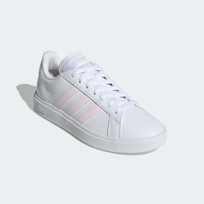 TENIS CASUAL GRAND COURT BASE 2.0 BLANCO-ROSA/DAMA GW9260