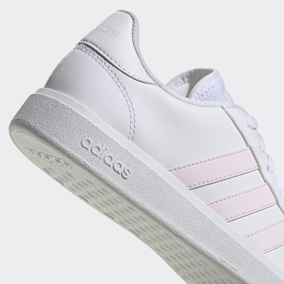 TENIS CASUAL GRAND COURT BASE 2.0 BLANCO-ROSA/DAMA GW9260