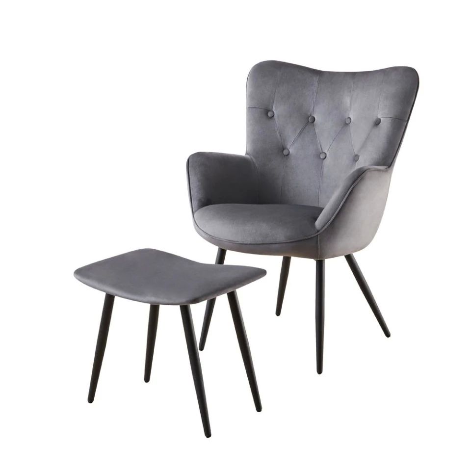 Silla con Taburete HomeTrends