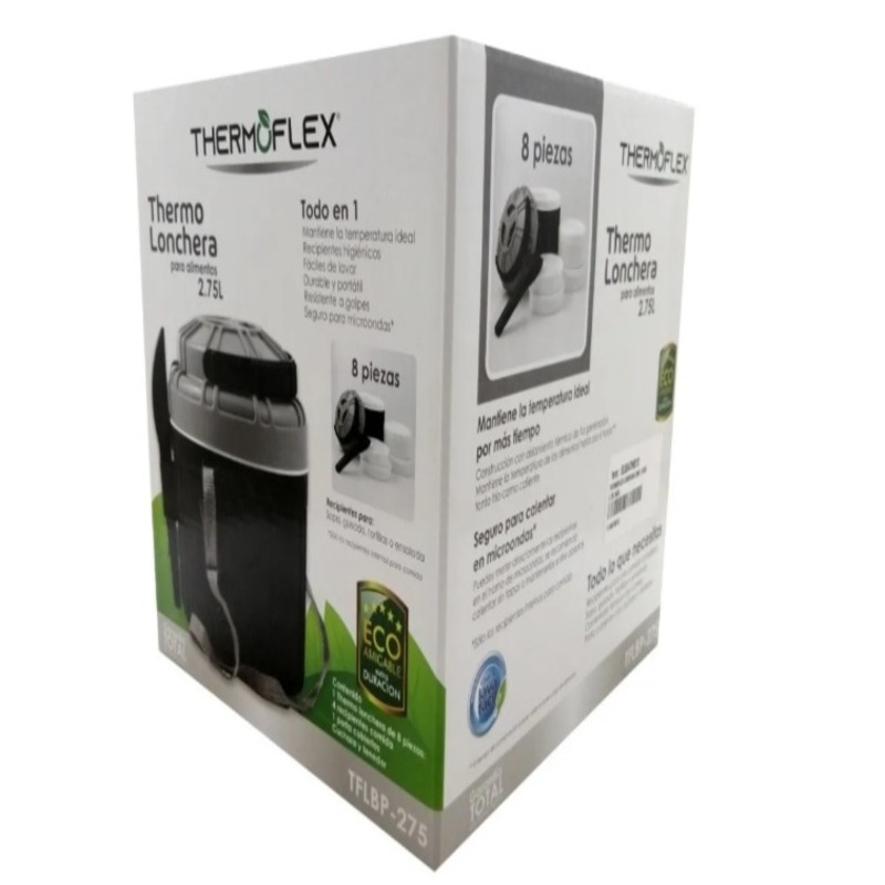 Lonchera Térmica Para Almuerzo Thermoflex / 2.75 Litros / Ng