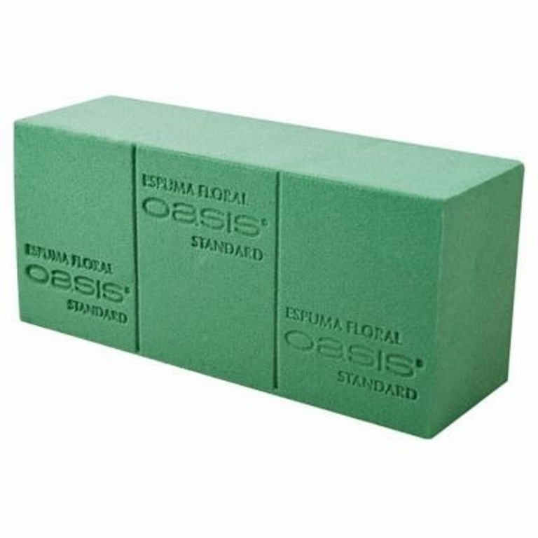 Oasis Espuma Floral Verde Paquete 5 Piezas Decora Hogar