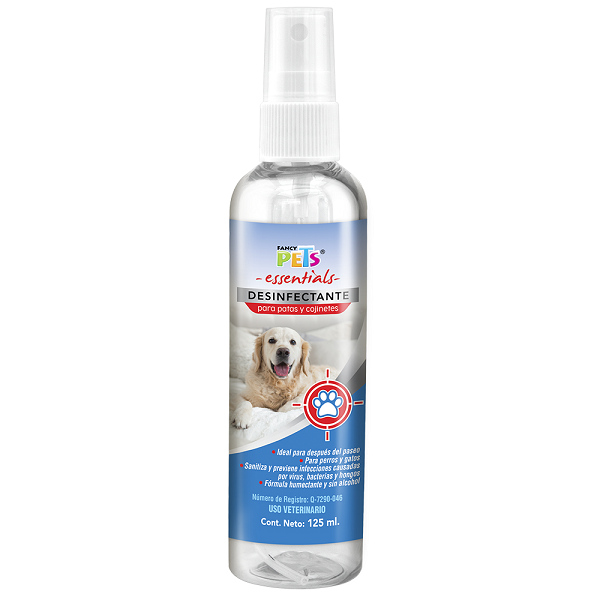 Spray Desinfectante Patas Perro Elimina Bacterias Virus