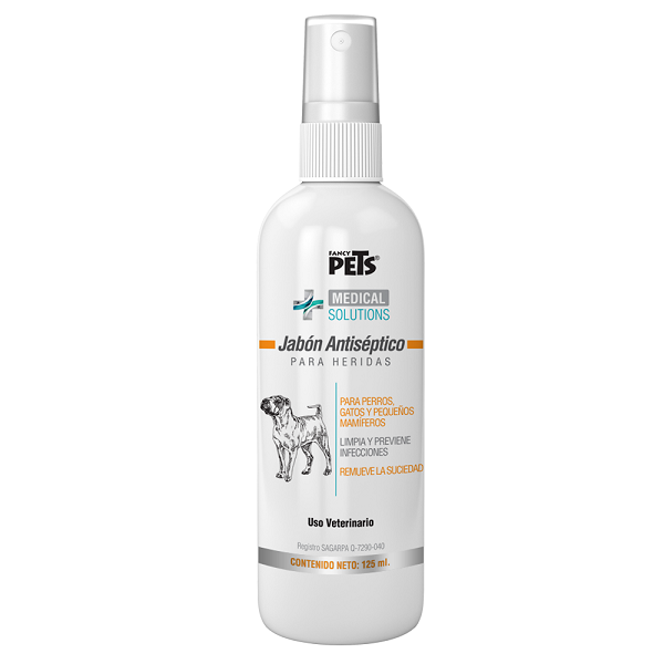 Jabon Antiseptico Para Heridas Perro 125 Ml Fancy Pets