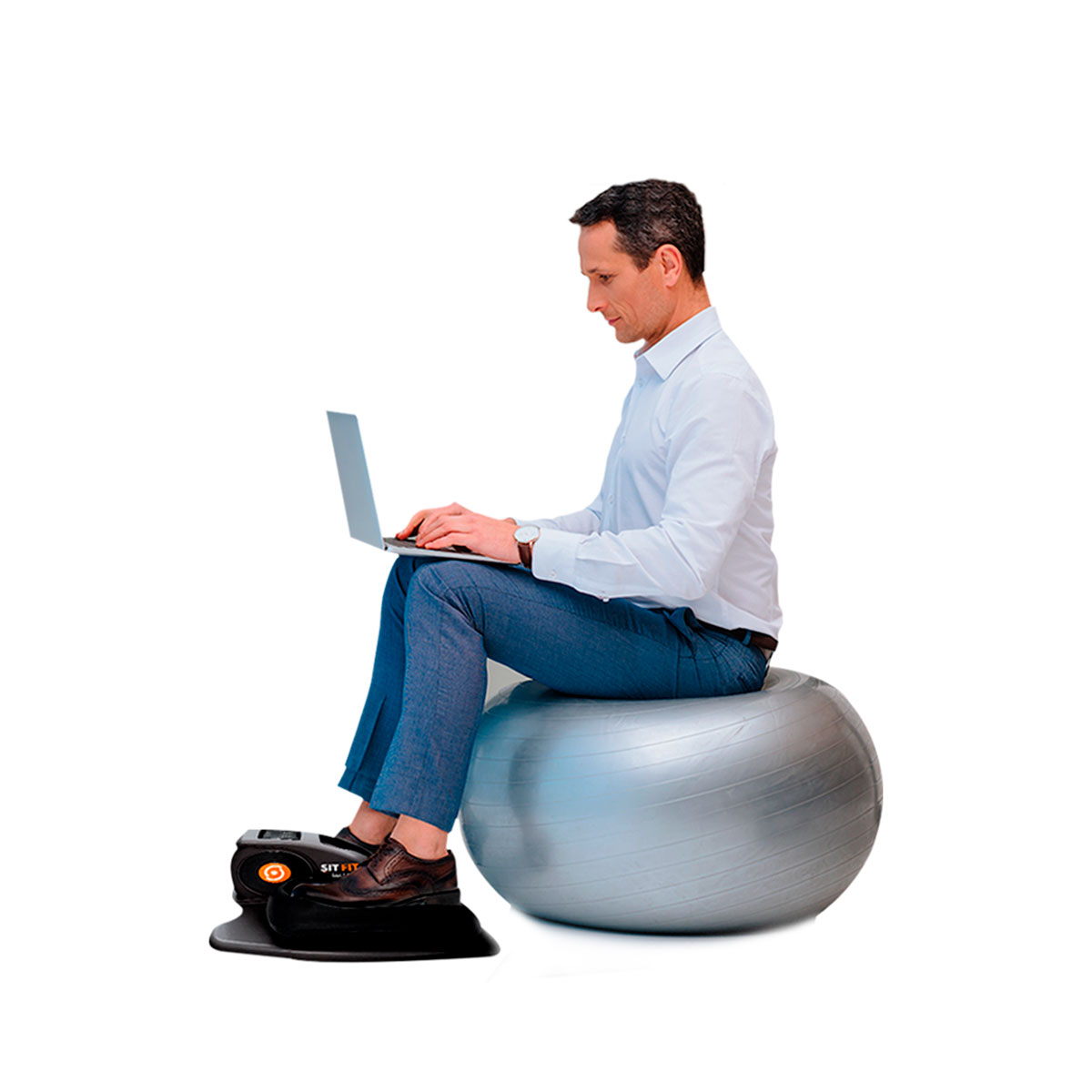 Elíptica Ejercitador para piernas portátil Sit Fit con Sistema de tecnología de movimiento silencioso