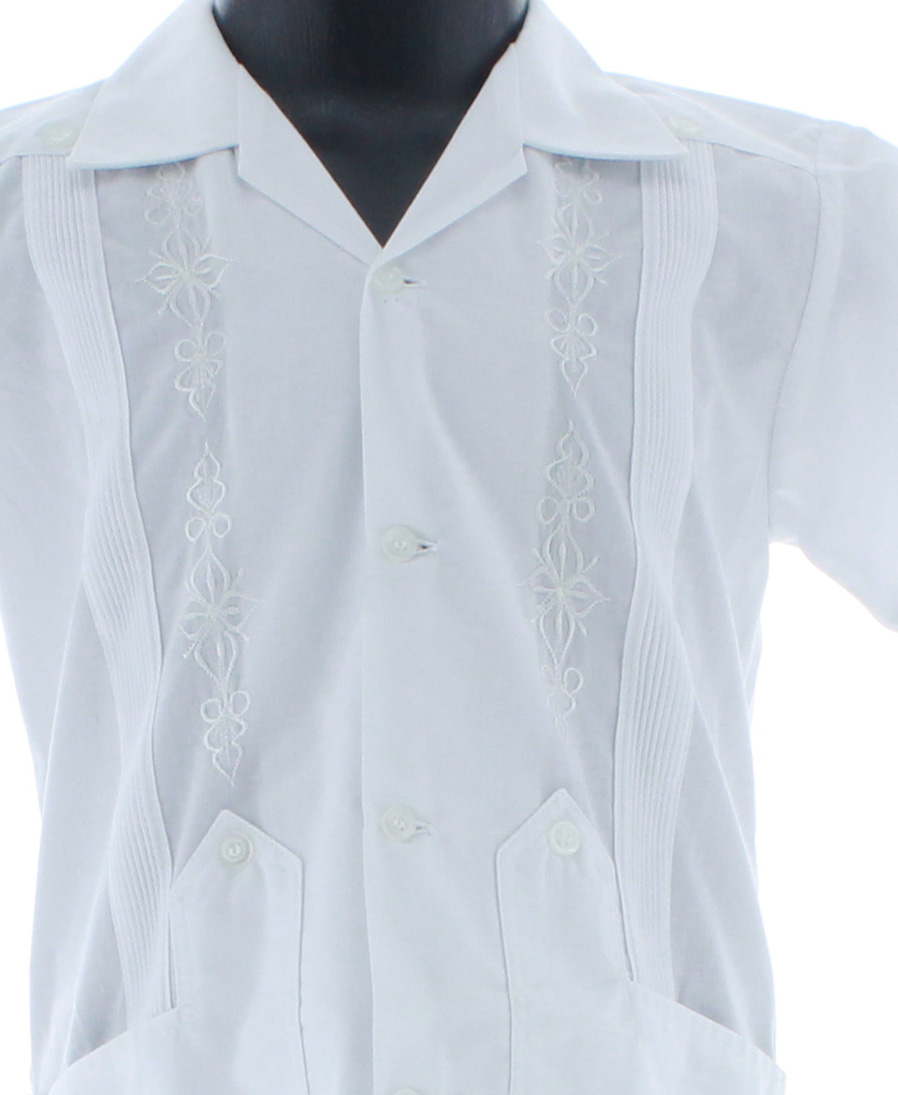 Guayabera Bordada para Niño 2977 1 a 16 Años.