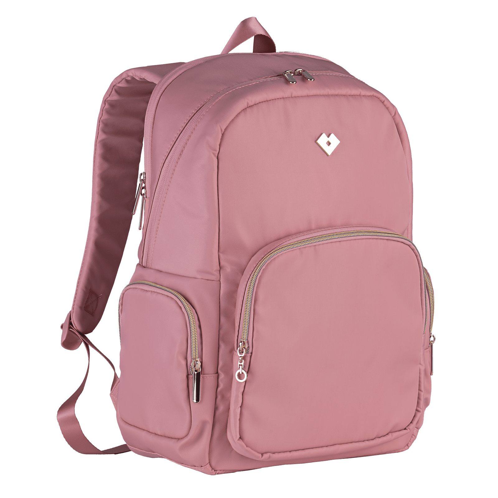 LuckyLy Mochila para Laptop Mujer hasta 15.6 Pulgadas, Moderna con Múltiples Compartimentos, Modelo Zelda, Rosa