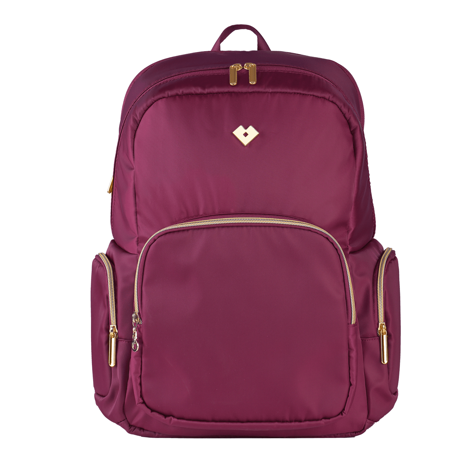 LuckyLy Mochila para Laptop Mujer hasta 15.6 Pulgadas, Moderna con Múltiples Compartimentos, Modelo Zelda, Vino