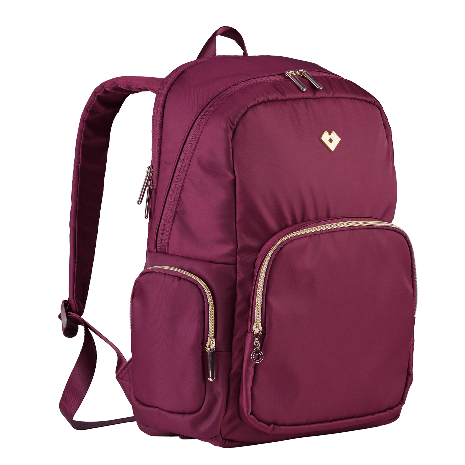 LuckyLy Mochila para Laptop Mujer hasta 15.6 Pulgadas, Moderna con Múltiples Compartimentos, Modelo Zelda, Vino