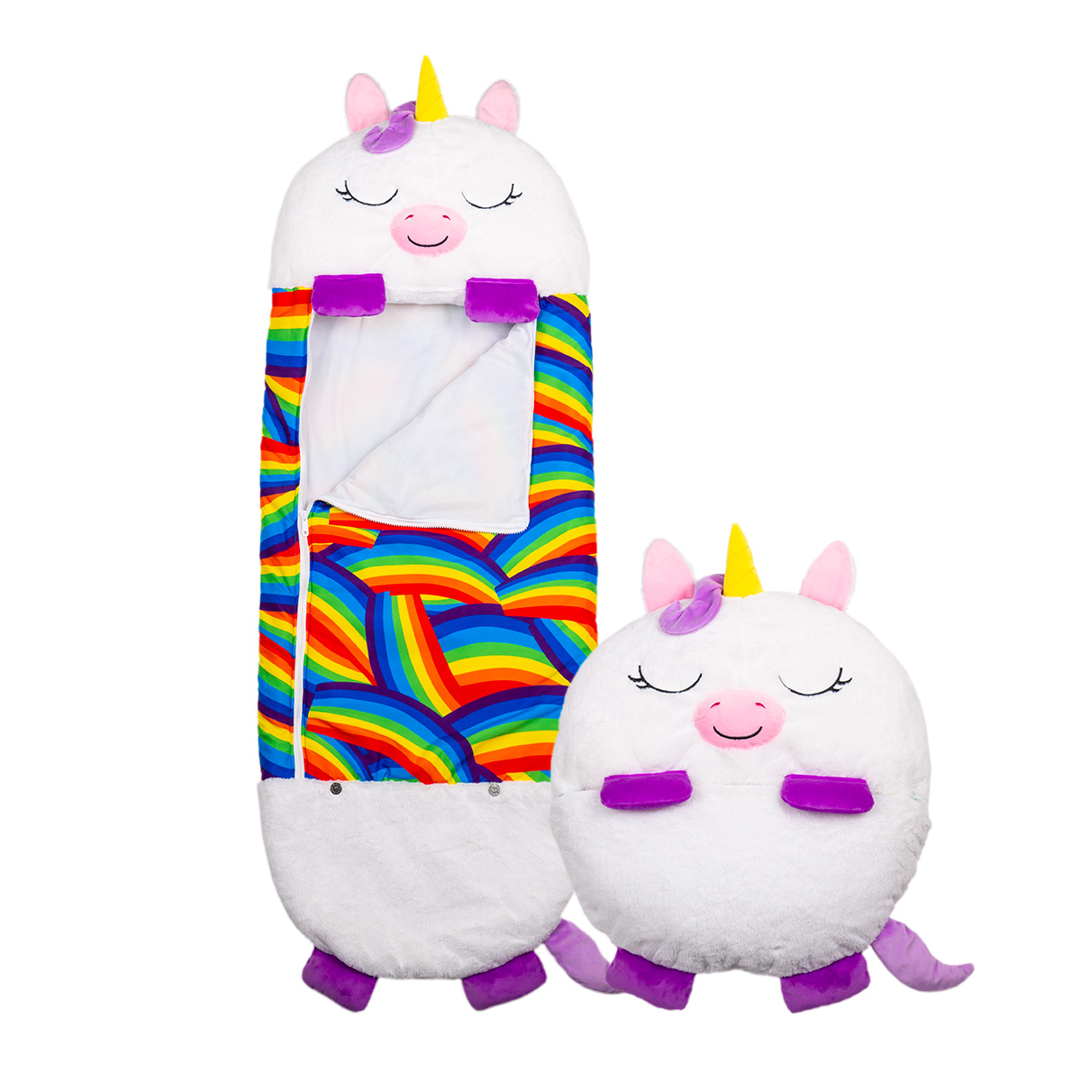 Almohada-bolsa para dormir Happy Nappers Unicornio