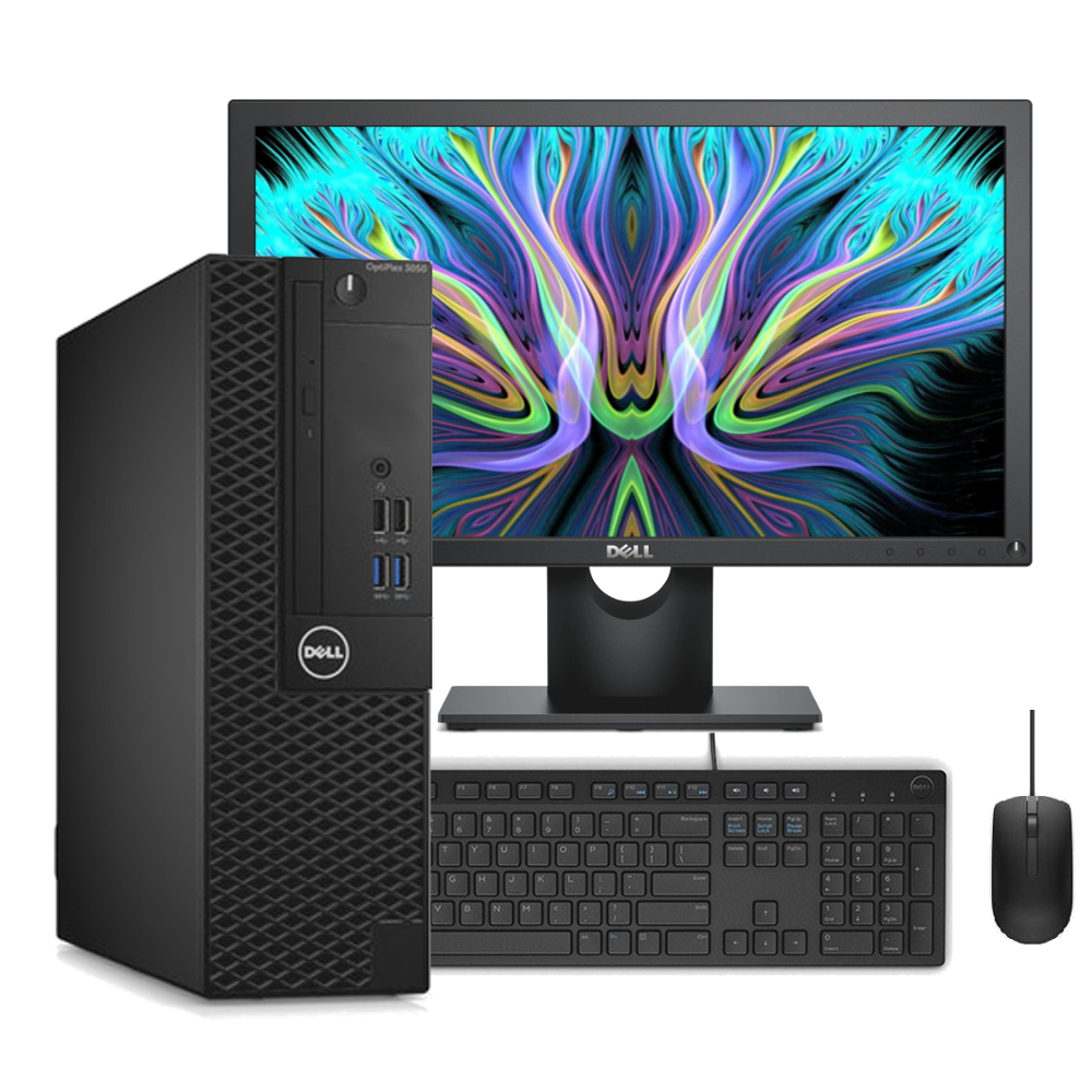 Pc Cpu Dell Optiplex Core i5 7Ma Gen 64gb Ram Ssd 960gb Led 19.5 Reacondicionado Grado "A" 