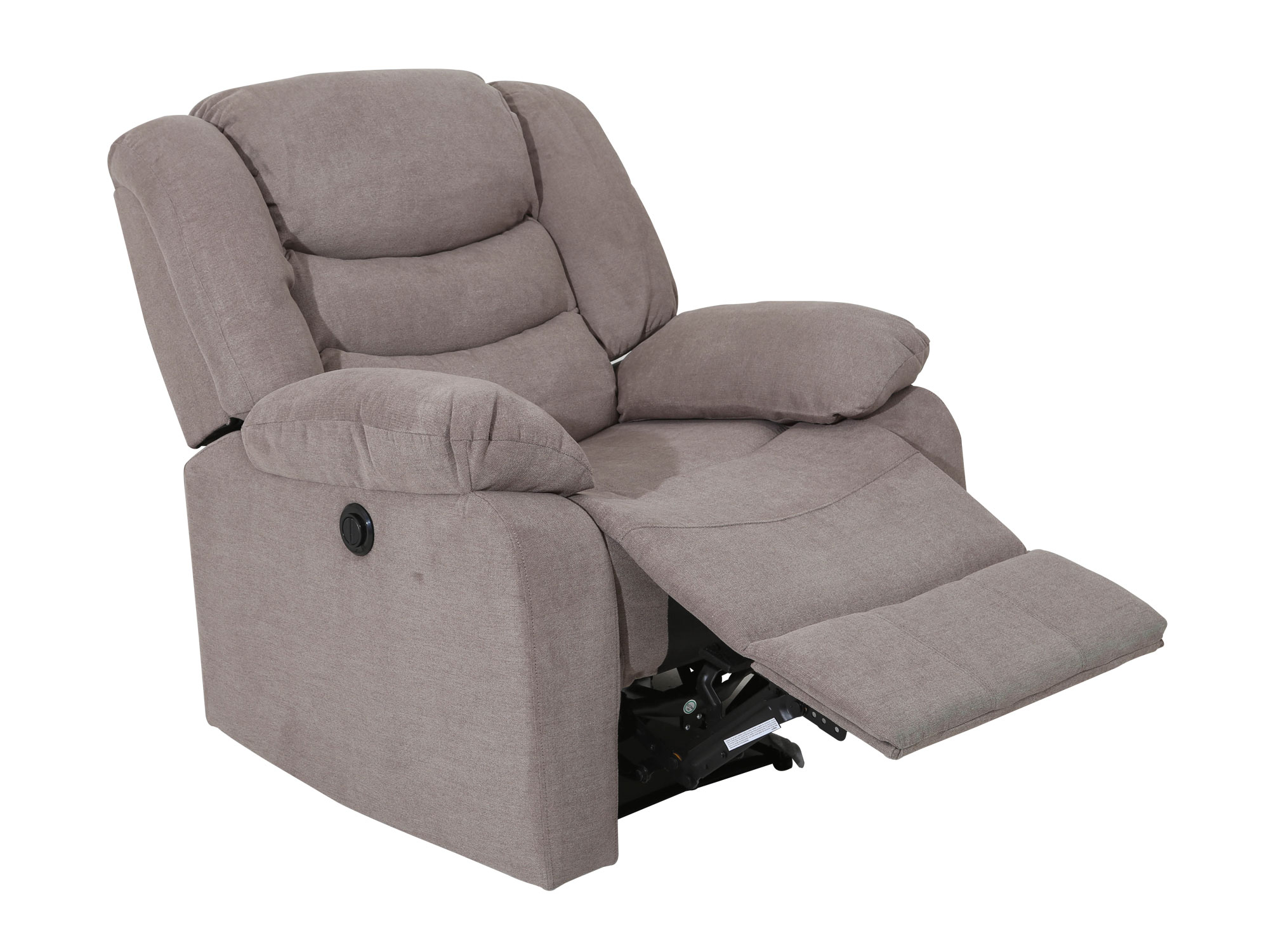 Sillón Reclinable Milán Eléctrico de Tela color Taupe