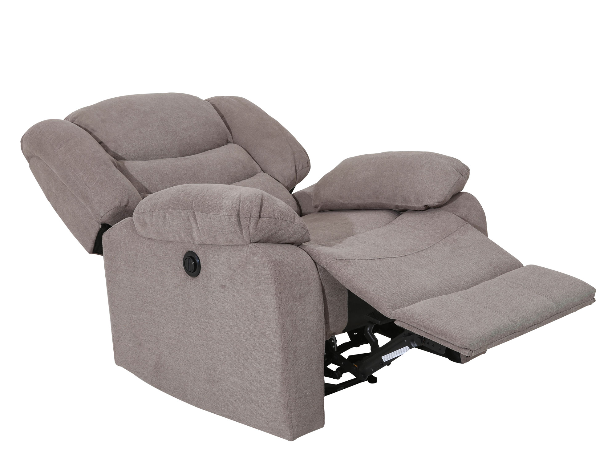 Sillón Reclinable Milán Eléctrico de Tela color Taupe