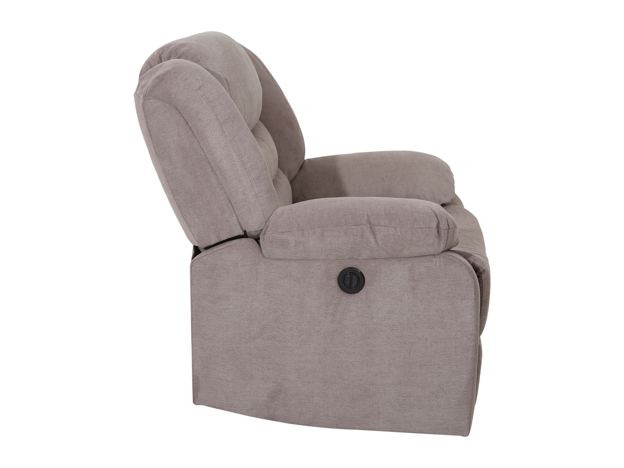 Sillón Reclinable Milán Eléctrico de Tela color Taupe
