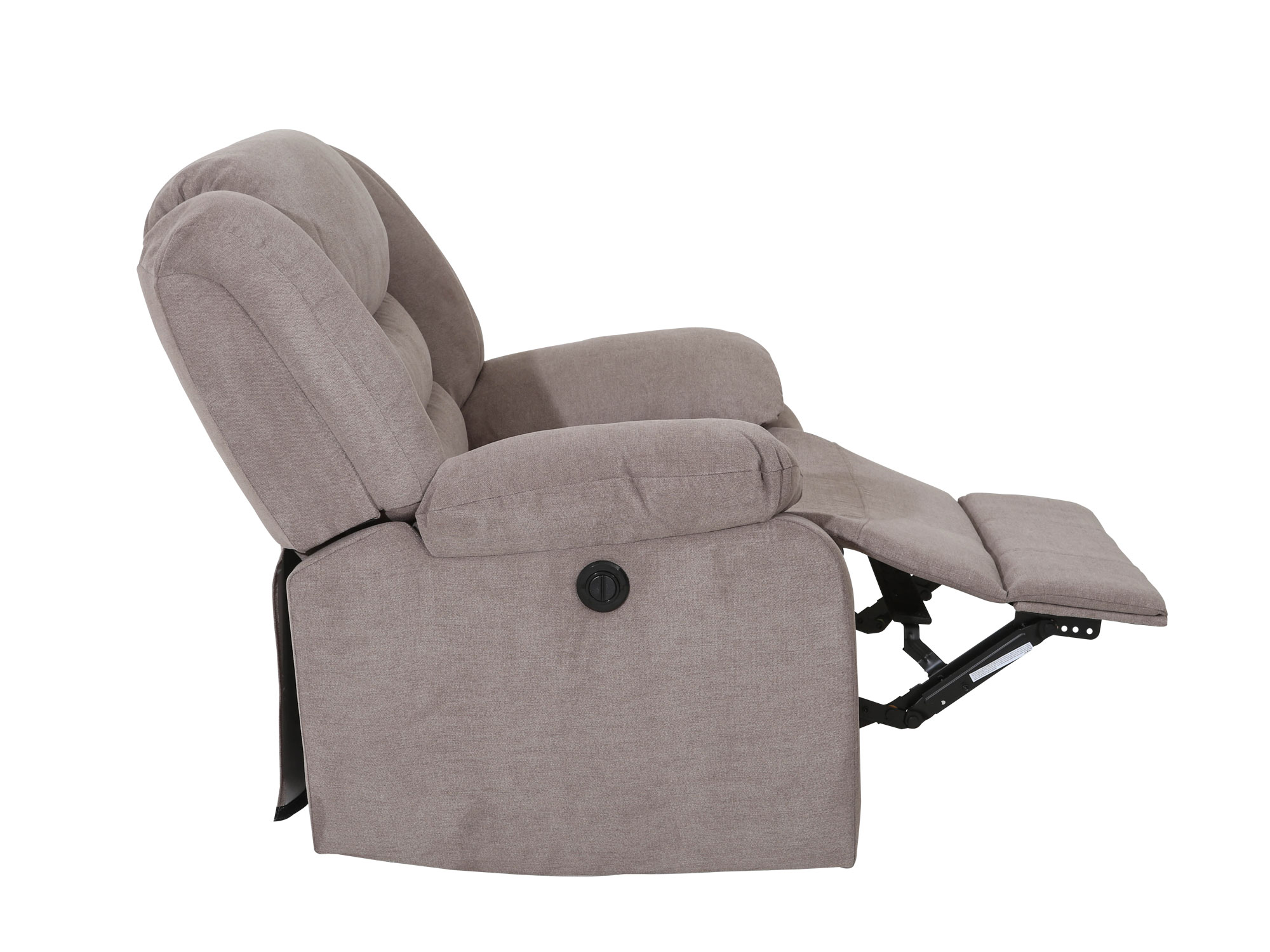 Sillón Reclinable Milán Eléctrico de Tela color Taupe