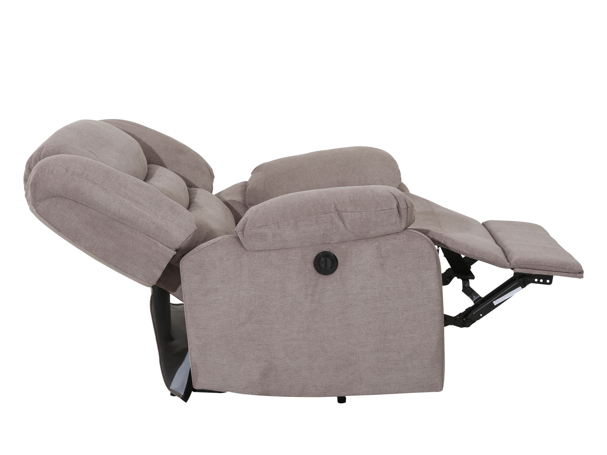 Sillón Reclinable Milán Eléctrico de Tela color Taupe