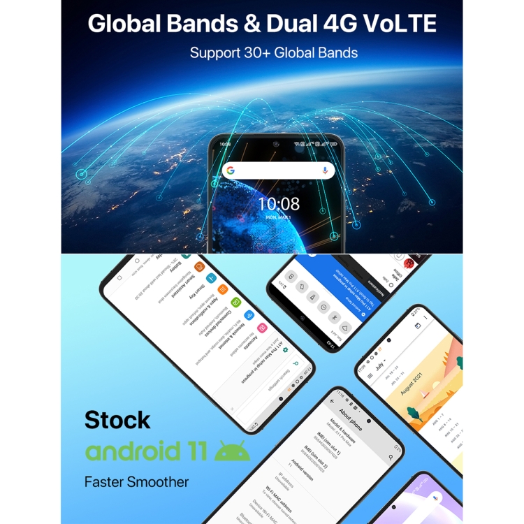  Umidigi A11 Pro Max 128GB + 8GB  Color Gris Android 11