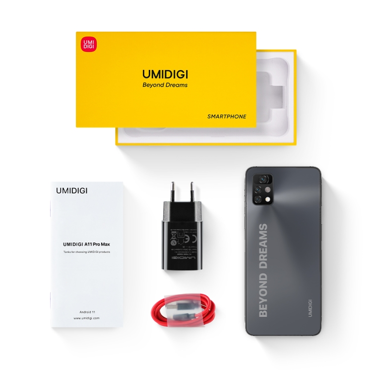  Umidigi A11 Pro Max 128GB + 8GB  Color Gris Android 11