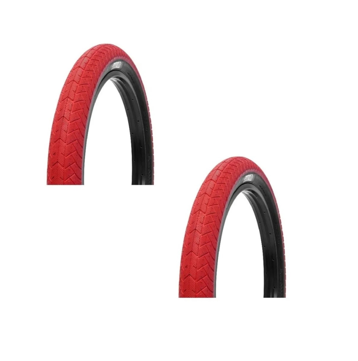 DOS LLANTAS HUNTER R-20 X 2.40 110 PSI BMX ROJA ENDY1