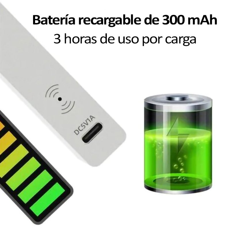 Barra Led RGB Rítmica Sonido Recargable Aplicación Smartphone