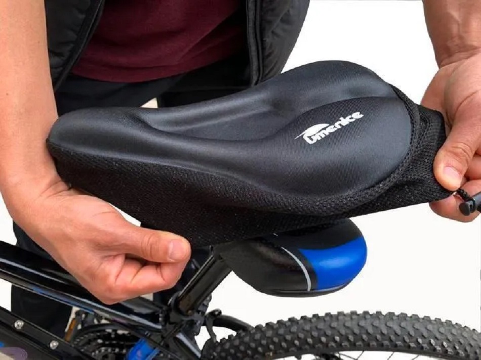 Funda Para Asiento De Bicicleta de Gel Negro