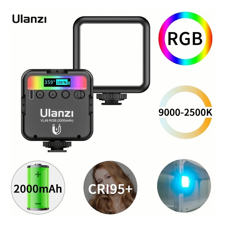 Luz De Relleno Led Ulanzi De Bolsillo Para Fotografía y Video
