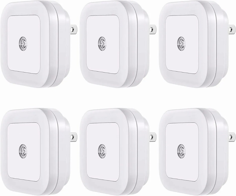 Sensor De Lámpara Inteligente De Noche, 6 Piezas