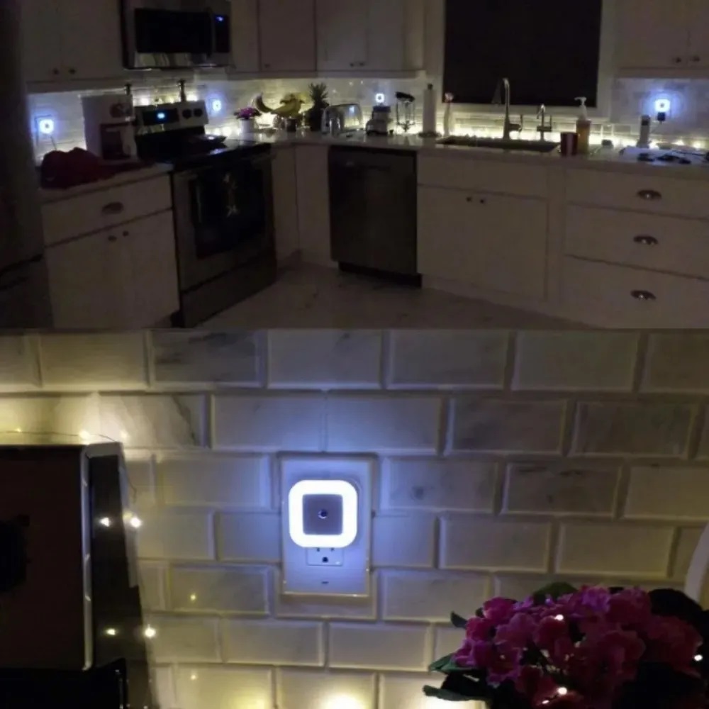 Sensor De Lámpara Inteligente De Noche, 6 Piezas