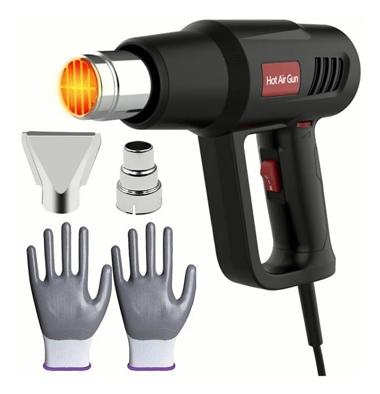 Pistola De Calor 2000w Kit De Pistola De Aire Caliente