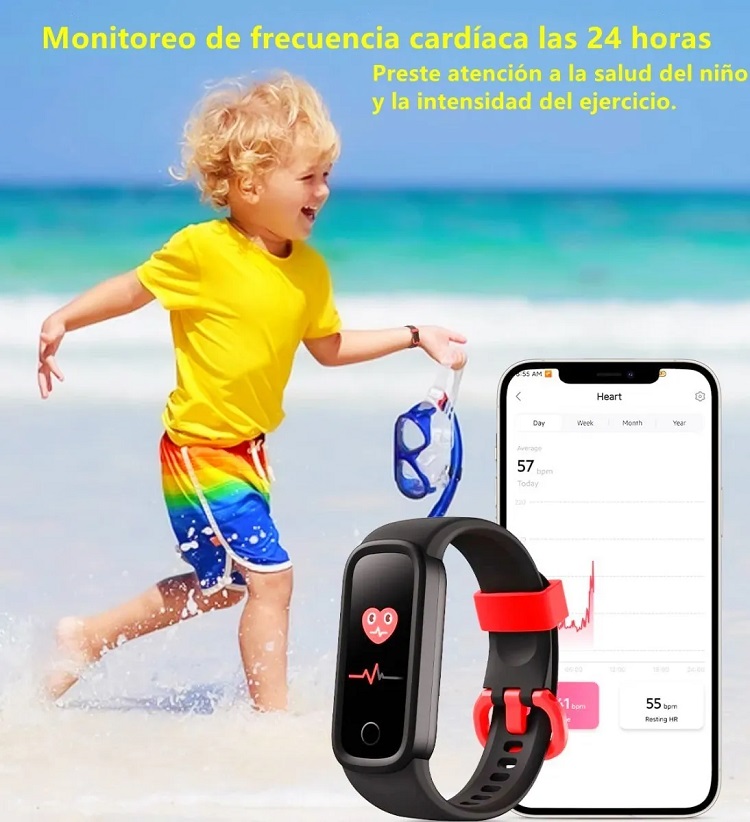 Reloj Para Niños Multifunción Digital Impermeable Deportivo Negro