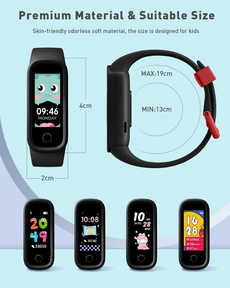 Reloj Para Niños Multifunción Digital Impermeable Deportivo Negro