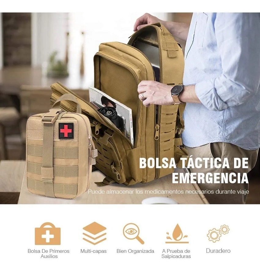 Mochila Botiquín Táctico Militar Nude
