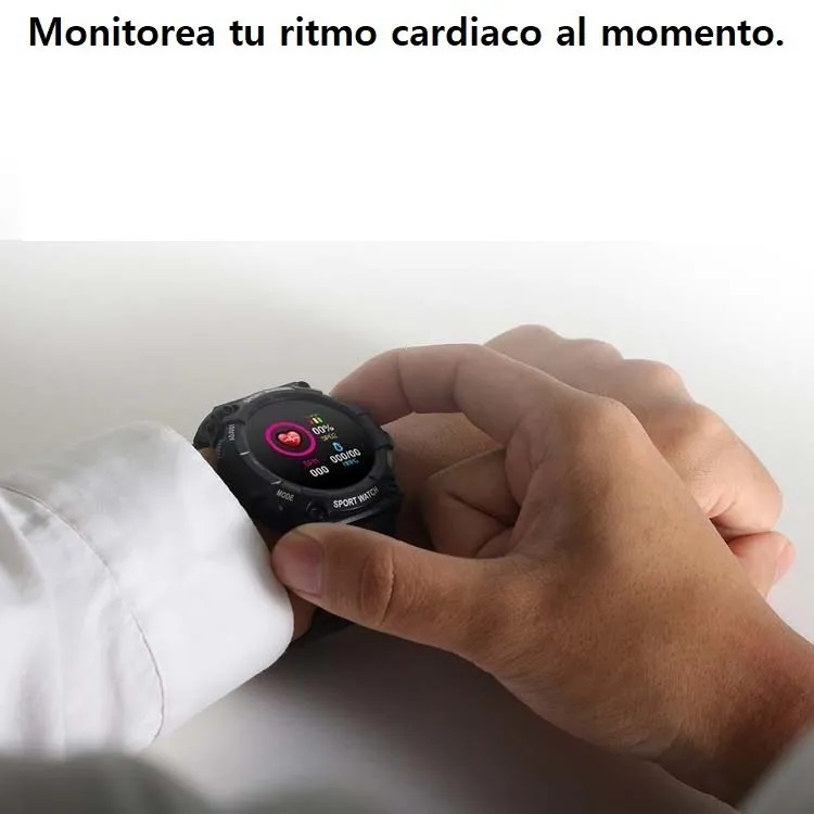 Reloj Inteligente Smartwatch Uso Rudo Color Negro