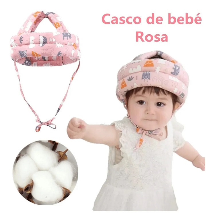 Casco de best sale tela para bebes