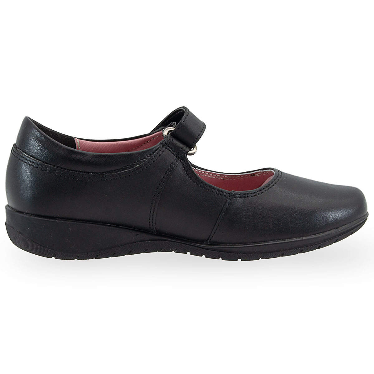 Calzado Escolar Juvenil Flexi Piel Color Negro 22-26