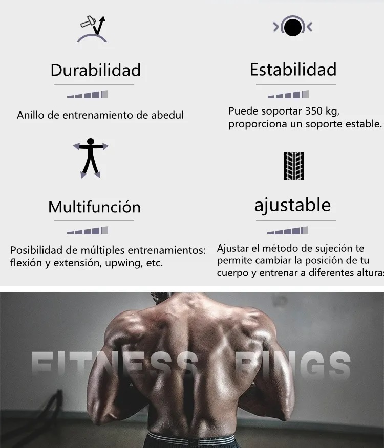 Anillos De Gimnasia, anillos De Aeróbicos