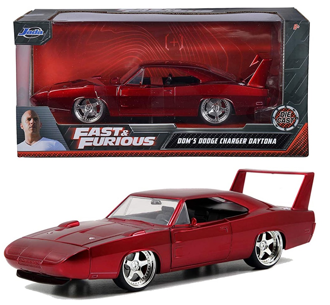 Dom 1969 Dodge Charger Daytona Rapido y Furioso JADA TOYS ESCALA 1:24 
