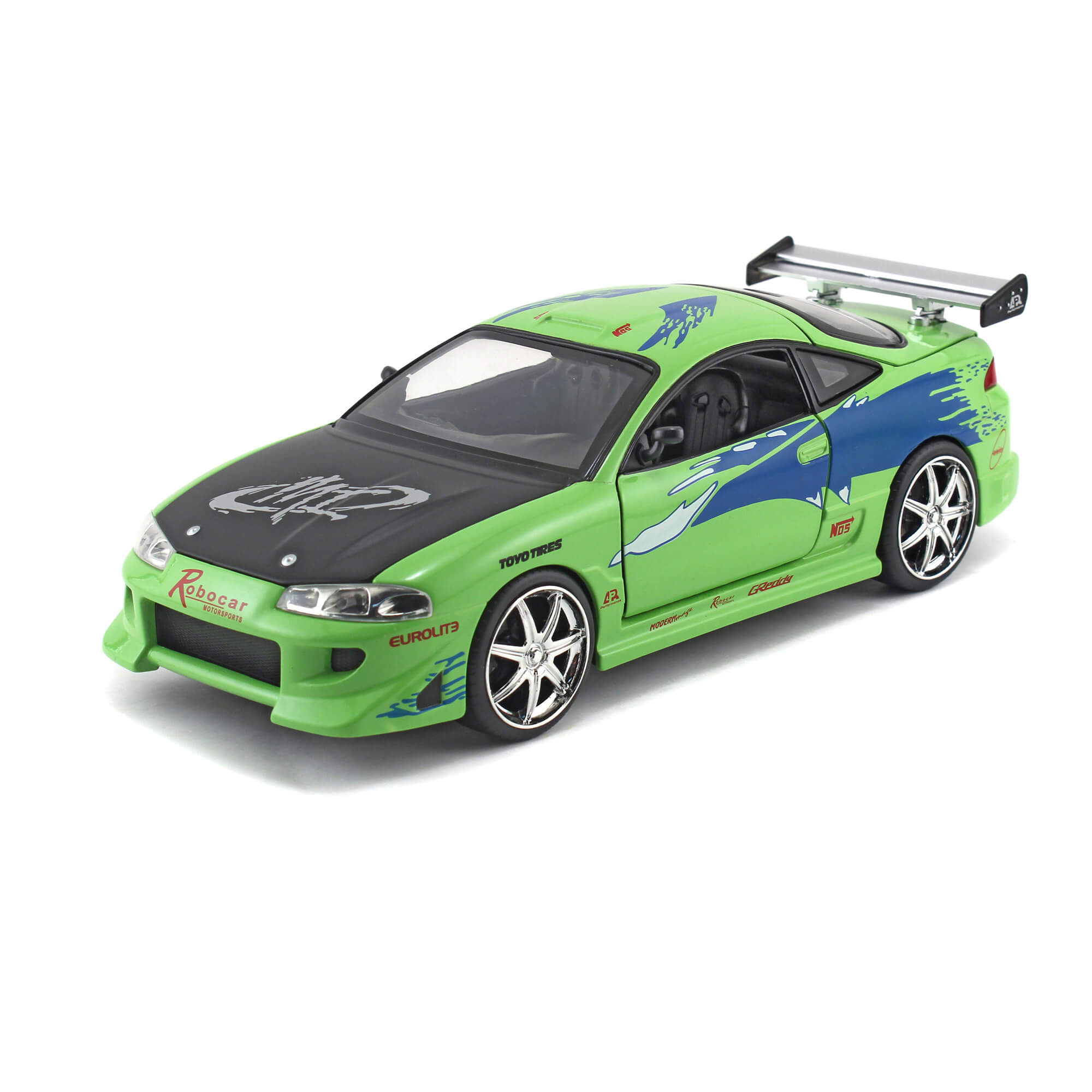 Brian 1995 Mitsubishi Eclipse Rápido y Furioso JADA TOYS ESCALA 1:24