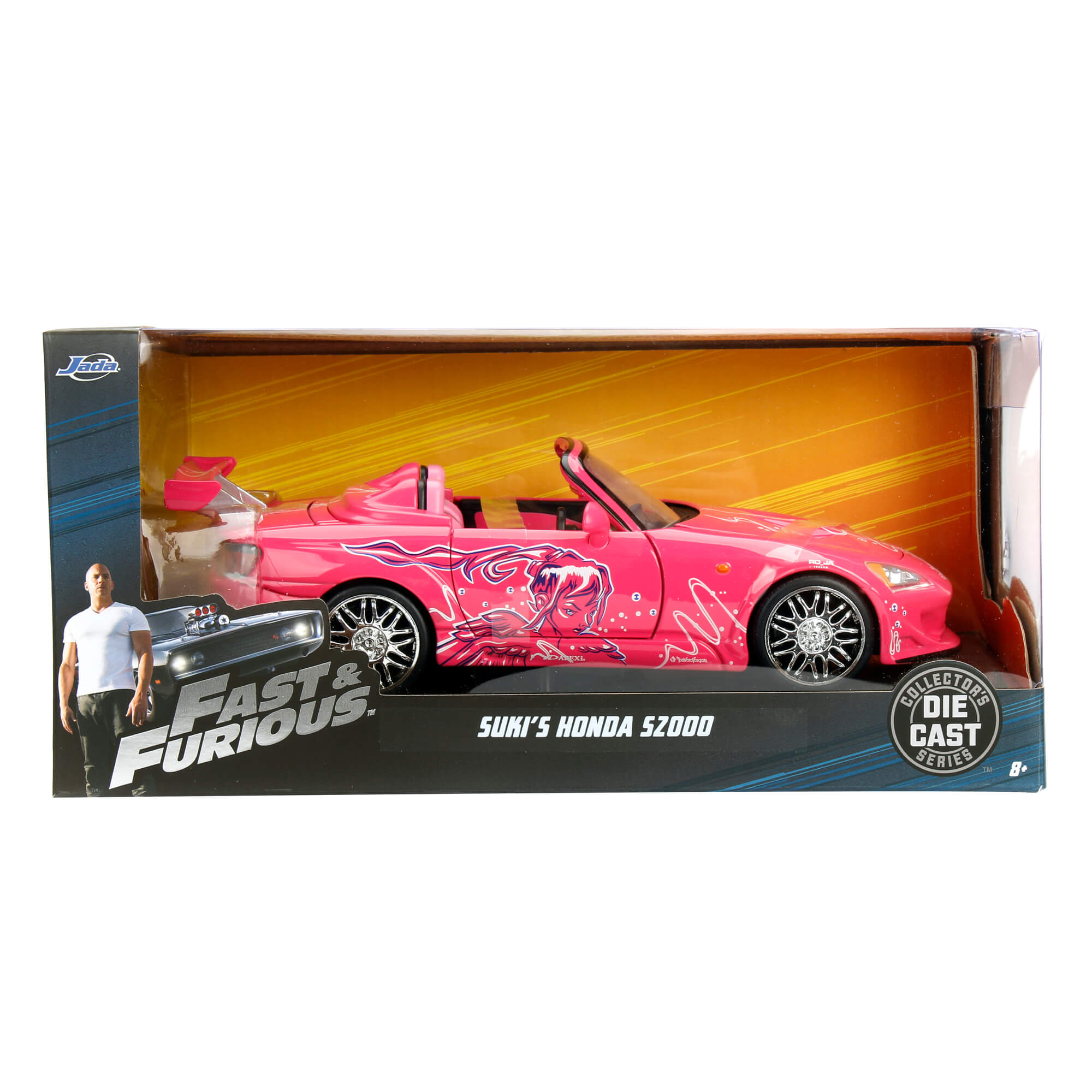 Suki 2001 Honda S2000 Rapido y Furioso JADA TOYS ESCALA 1:24 