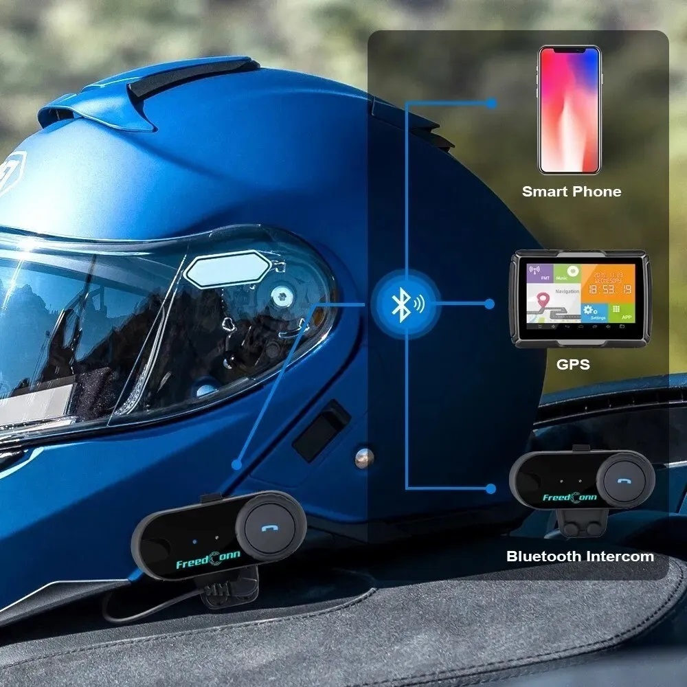 Intercomunicador Bluetooth Para Casco De Motocicleta 800 M