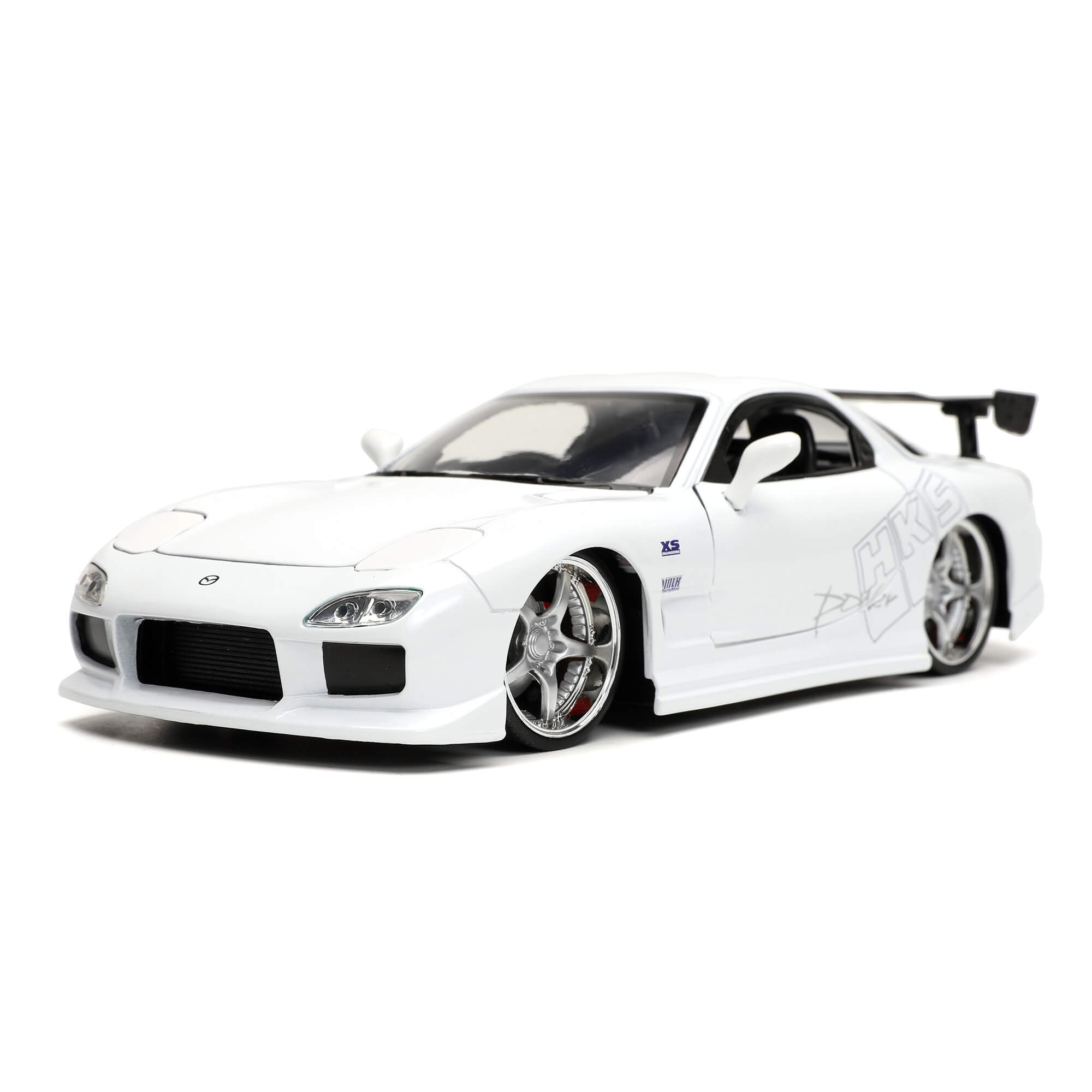 1993 Mazda RX-7 BLANCO Rapido y Furioso JADA TOYS ESCALA 1:24