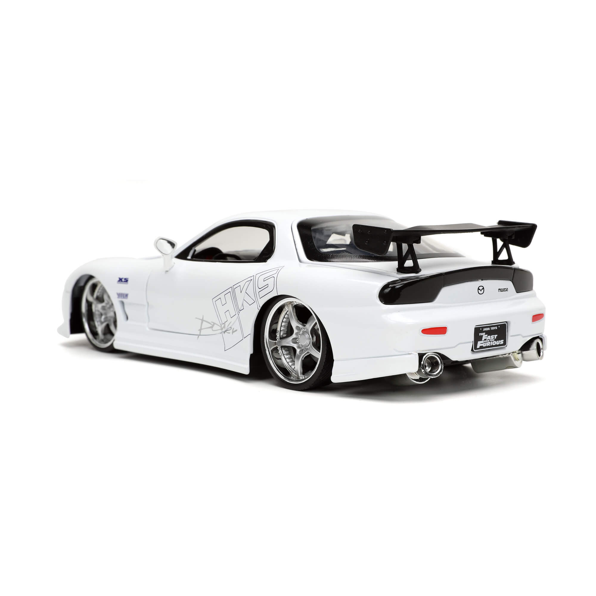1993 Mazda RX-7 BLANCO Rapido y Furioso JADA TOYS ESCALA 1:24