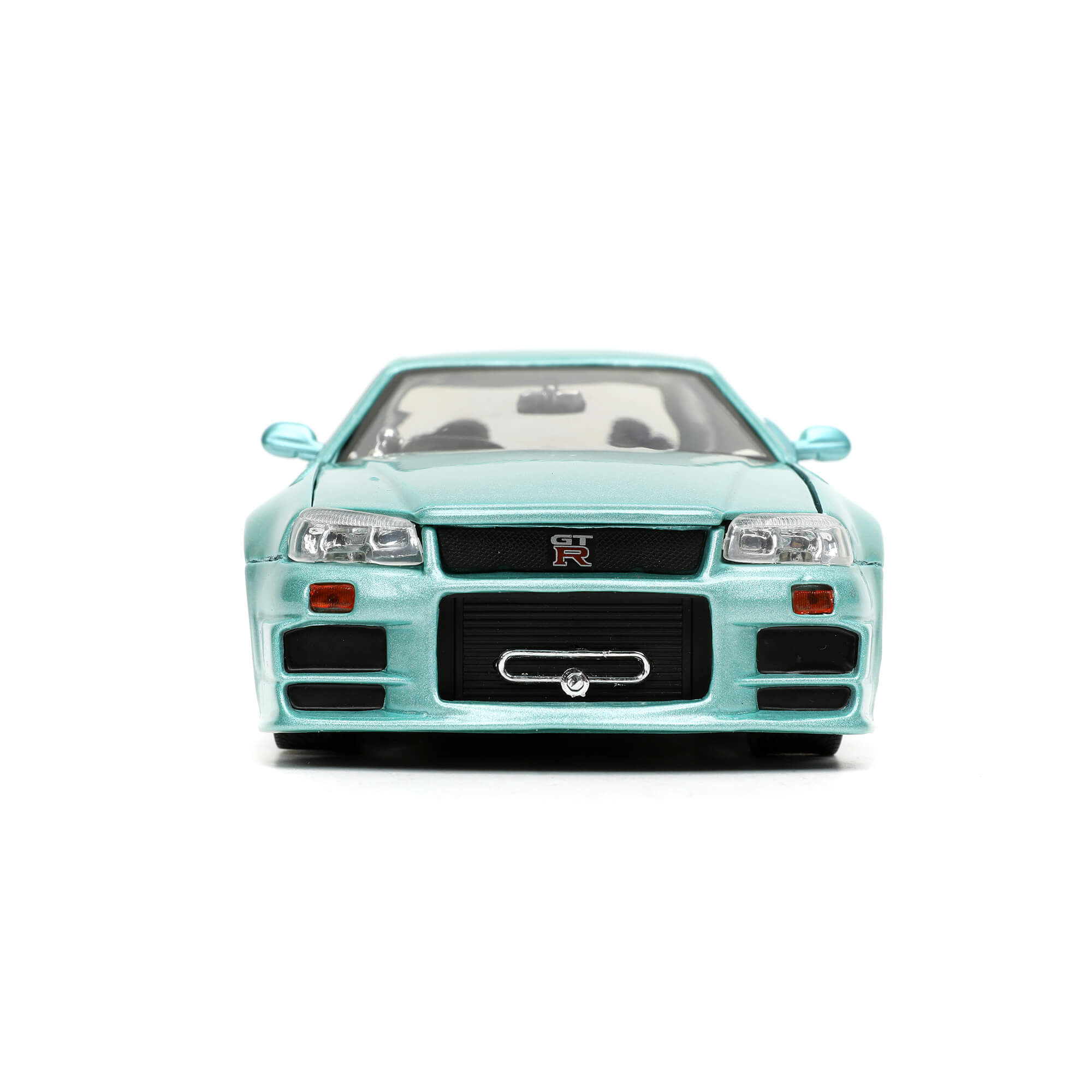 Brian 2002 Nissan Skyline GT-R BNR34 AQUA Rapido y Furioso JADA TOYS ESCALA 1:24