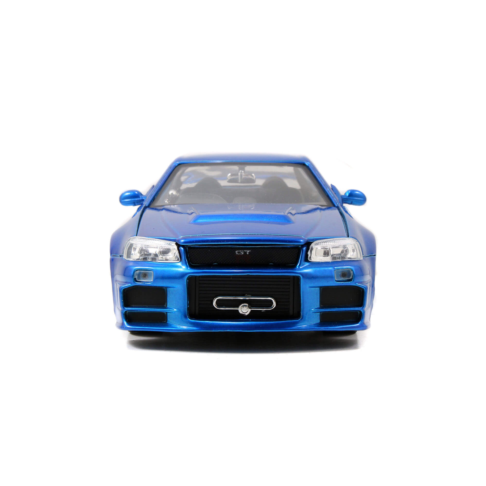 Brian 2002 Nissan Skyline GT-R BNR34 AZUL Rapido y Furioso JADA TOYS ESCALA 1:24