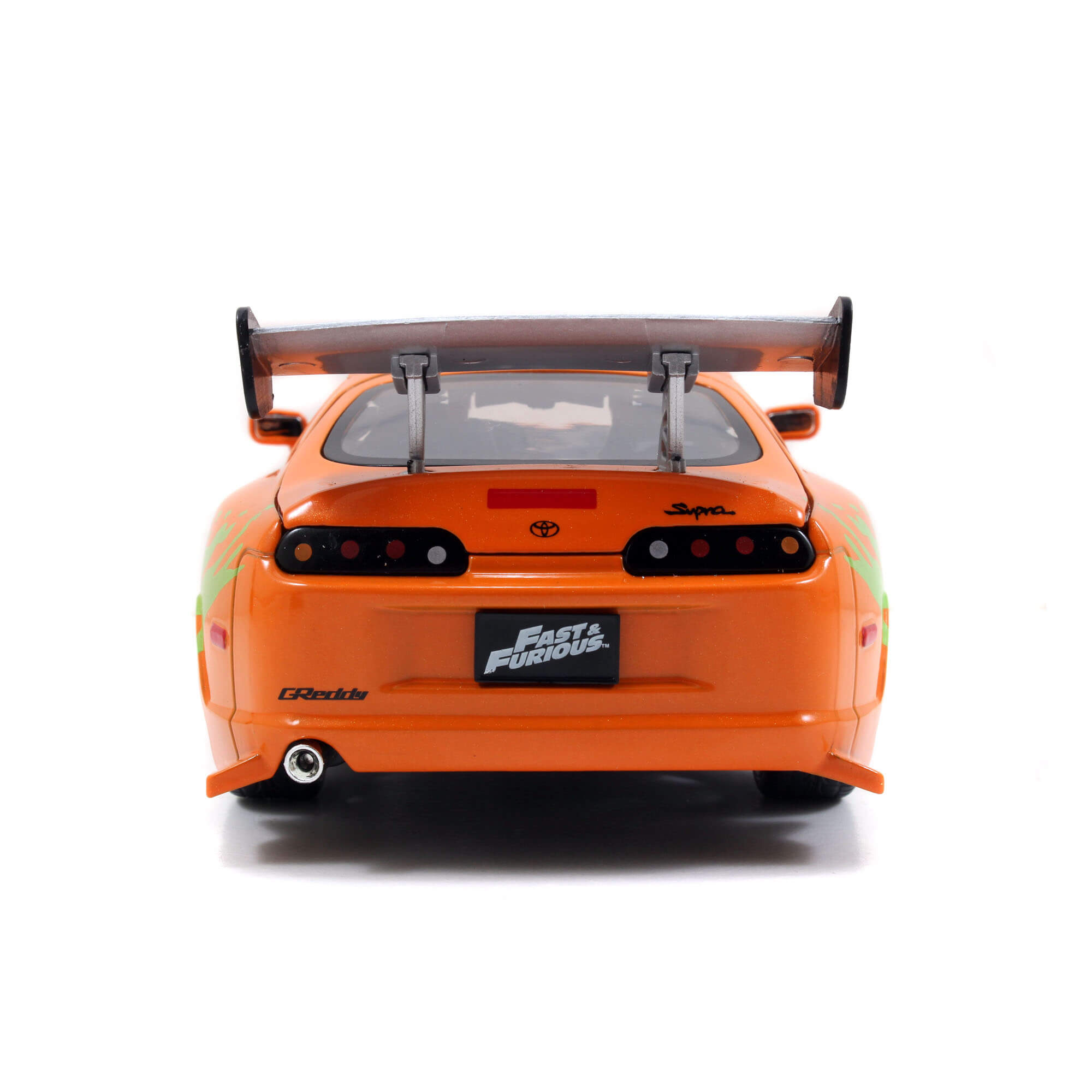 Brian 1995 Toyota Supra NARANJA Rápido y Furioso JADA TOYS ESCALA 1:24 