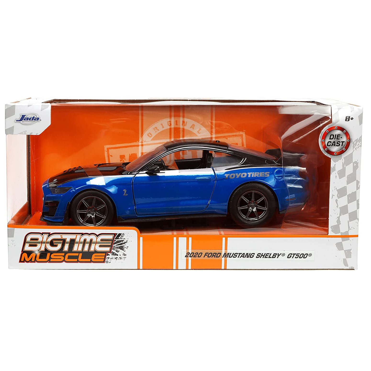 2020 Ford Mustang Shelby GT500 TOYO TIRES BIGTIME Muscle Jada TOYS ESCALA 1:24 