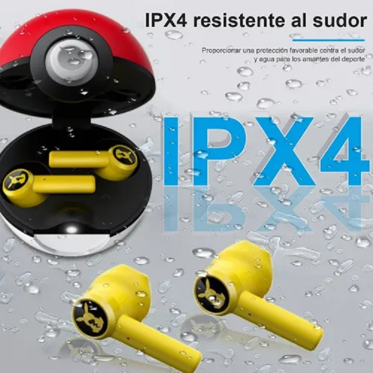 Audífonos Inalámbricos Hi-fi Bluetooth De Pokémon Pikachu